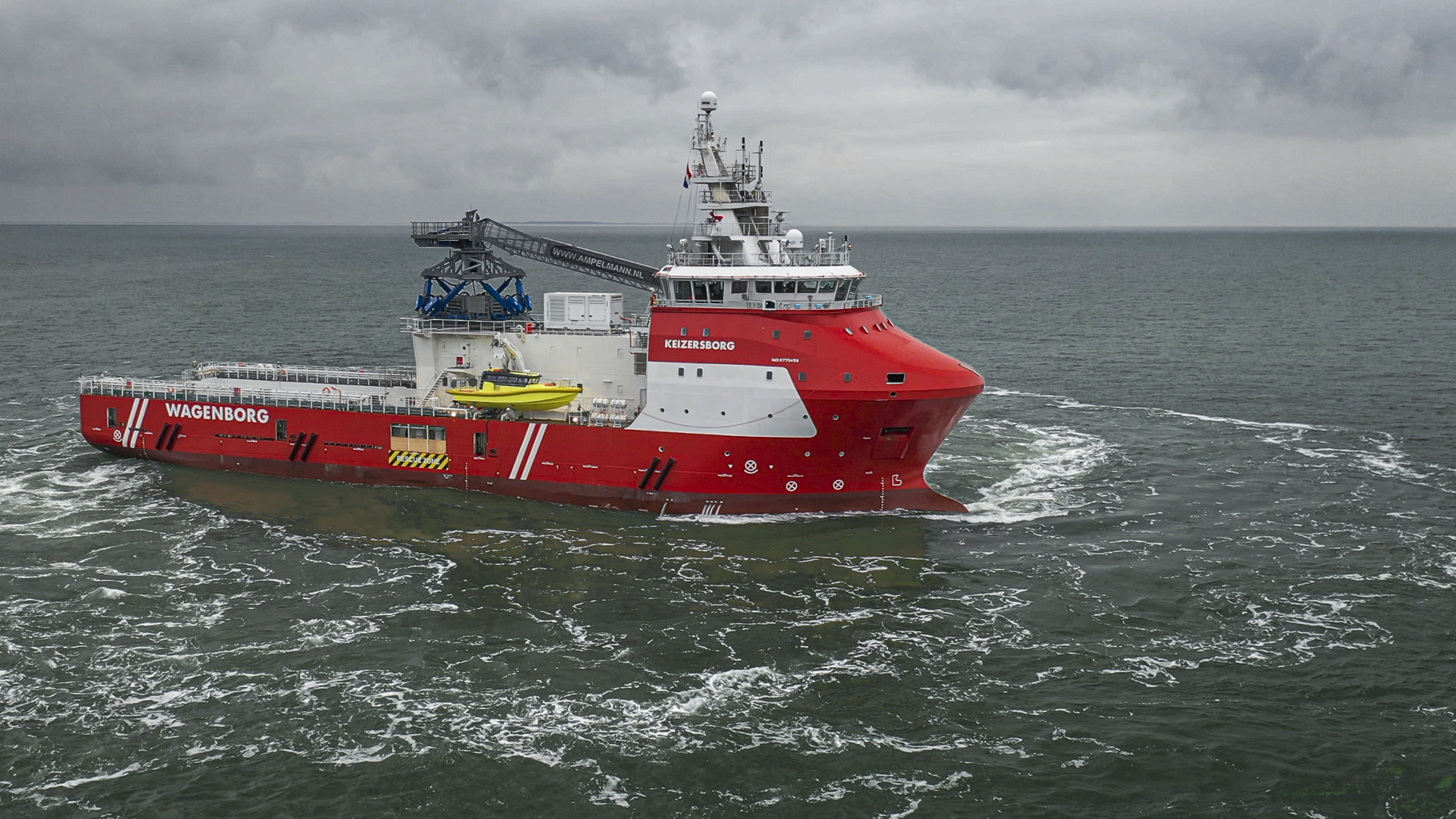 Third ‘walk-to-work’ vessel into service as ‘Keizersborg’
