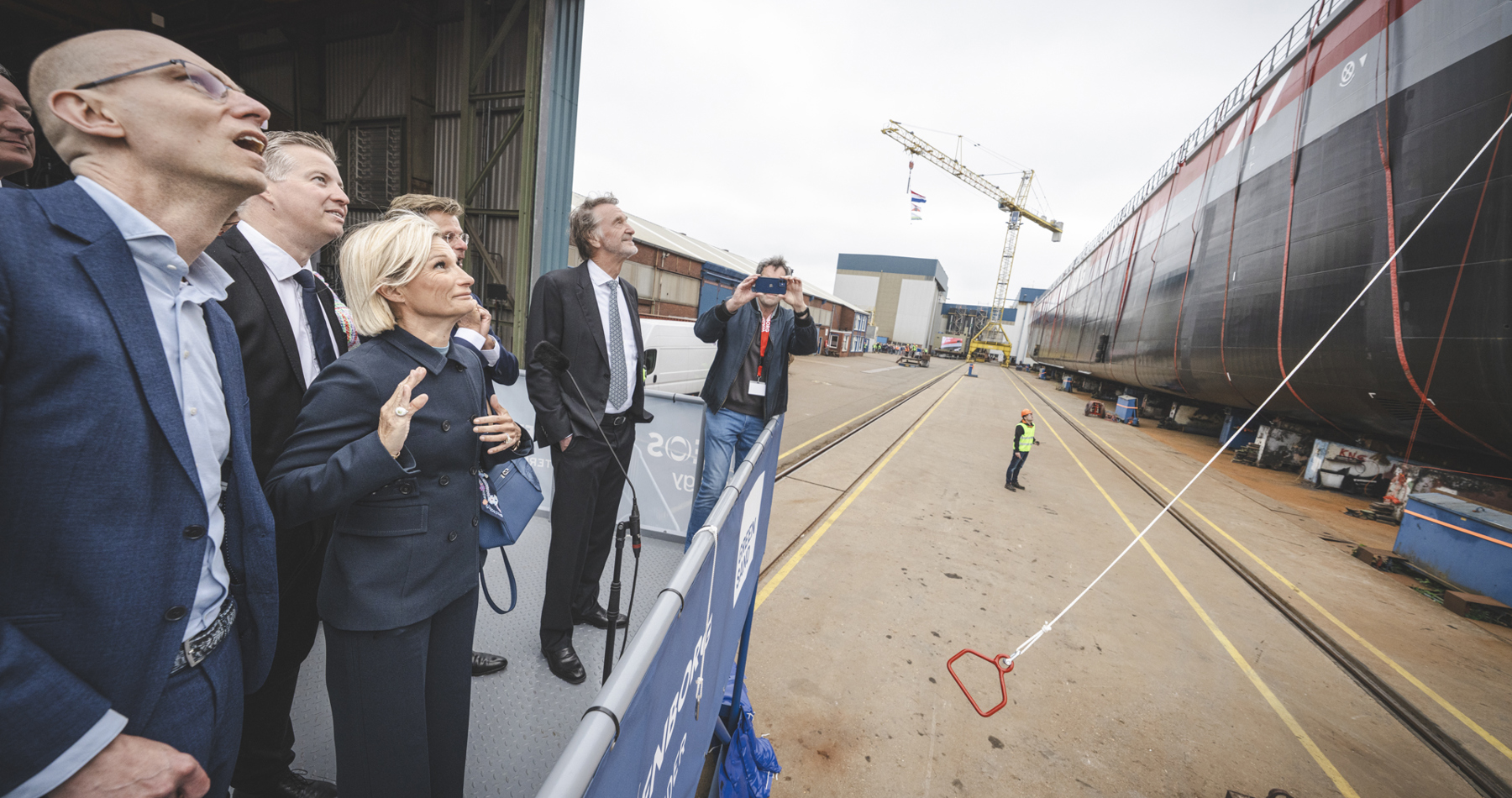 Watch the aftermovie: christening & launch of Europe’s first offshore CO₂ Carrier