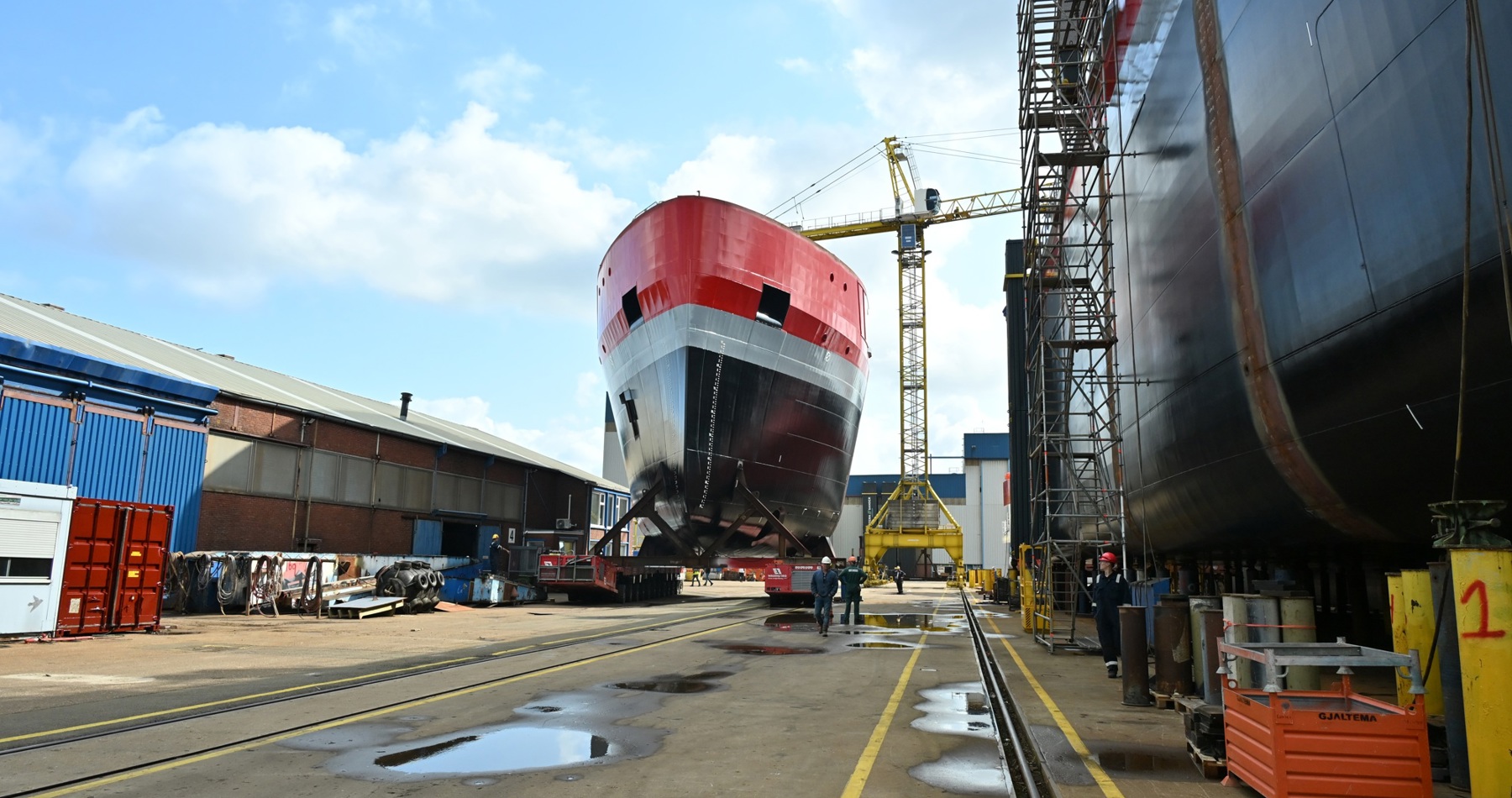 Wagenborg reaches next milestone in construction of sixth EasyMax