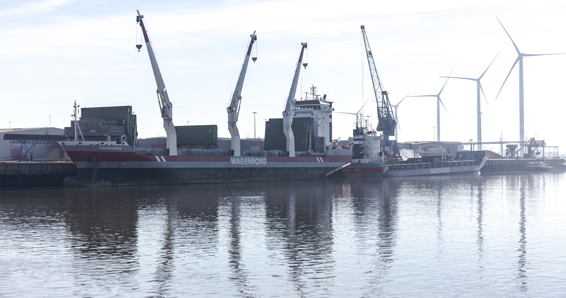 Three Wagenborg vessels visit their homeport Delfzijl