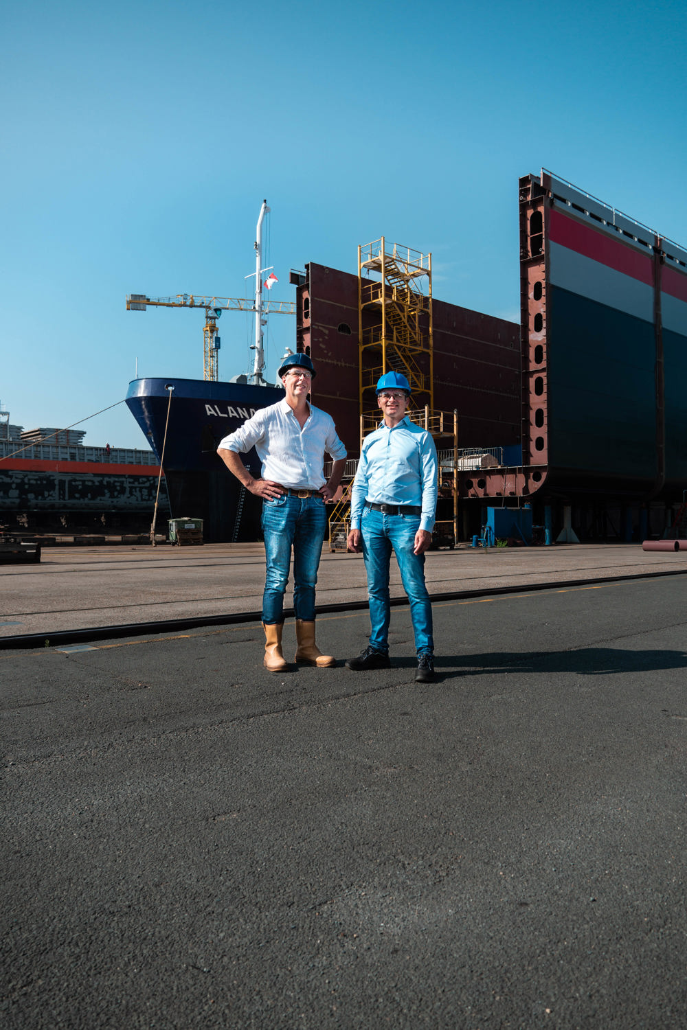 Haije Stigter (left) and Ludo van Hijfte offer companies the opportunity to drastically reduce their CO2 emissions within a few years.