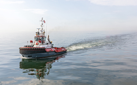 ASD tug 'WATERSTRAAT' ready for another 5 years of service after maintenance and updates