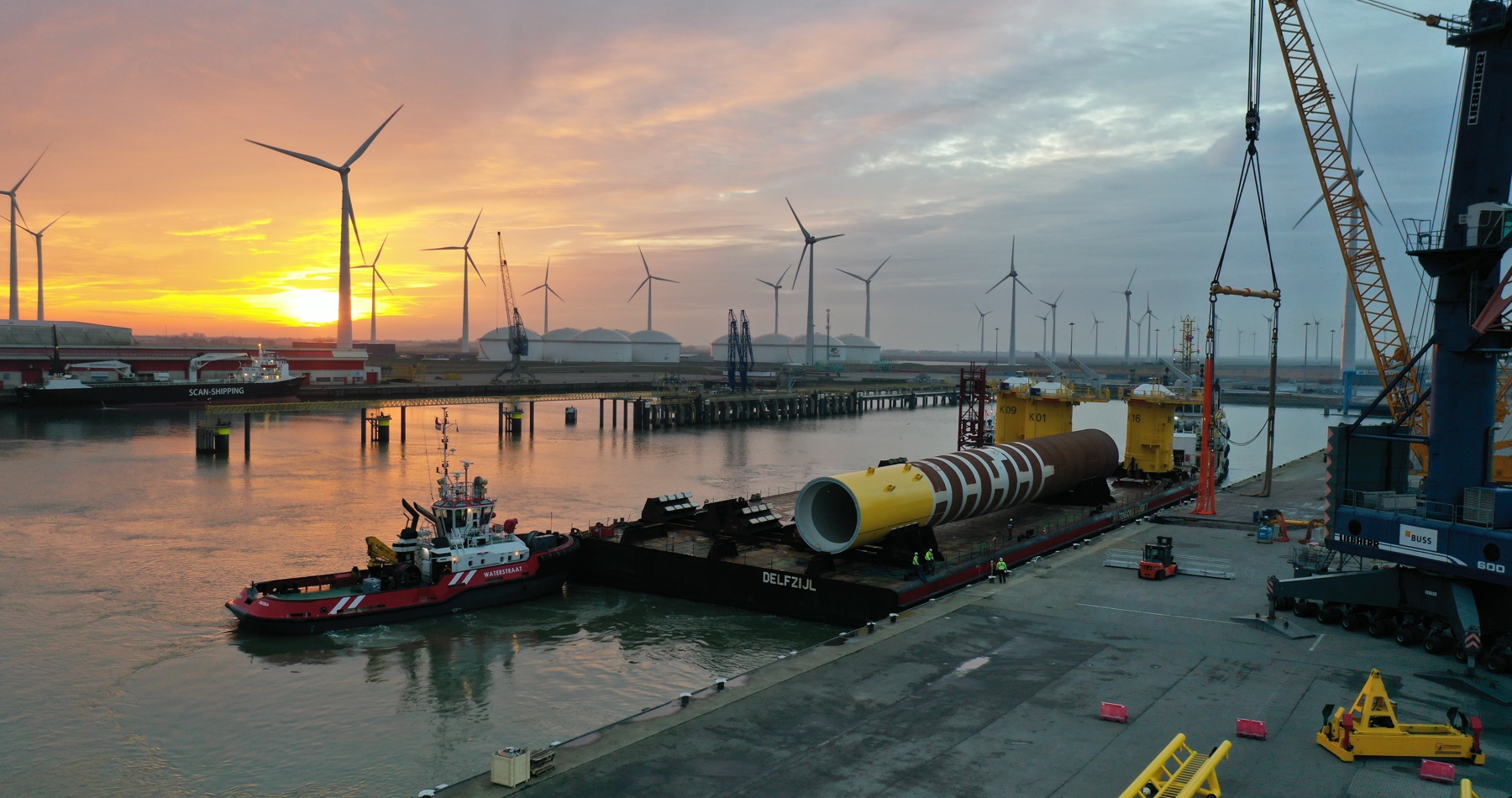 Wagenborg Towage contributes to offshore wind farm Kaskasi
