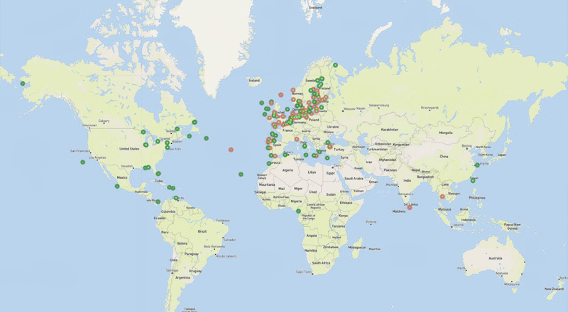 Looking for actual ship positions?