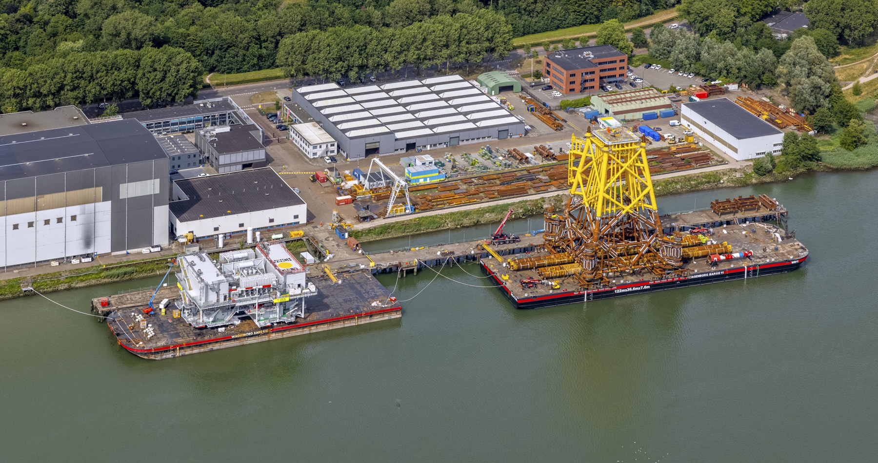 Wagenborg supports HSM Offshore with critical load-outs for Denmark’s largest offshore wind farm