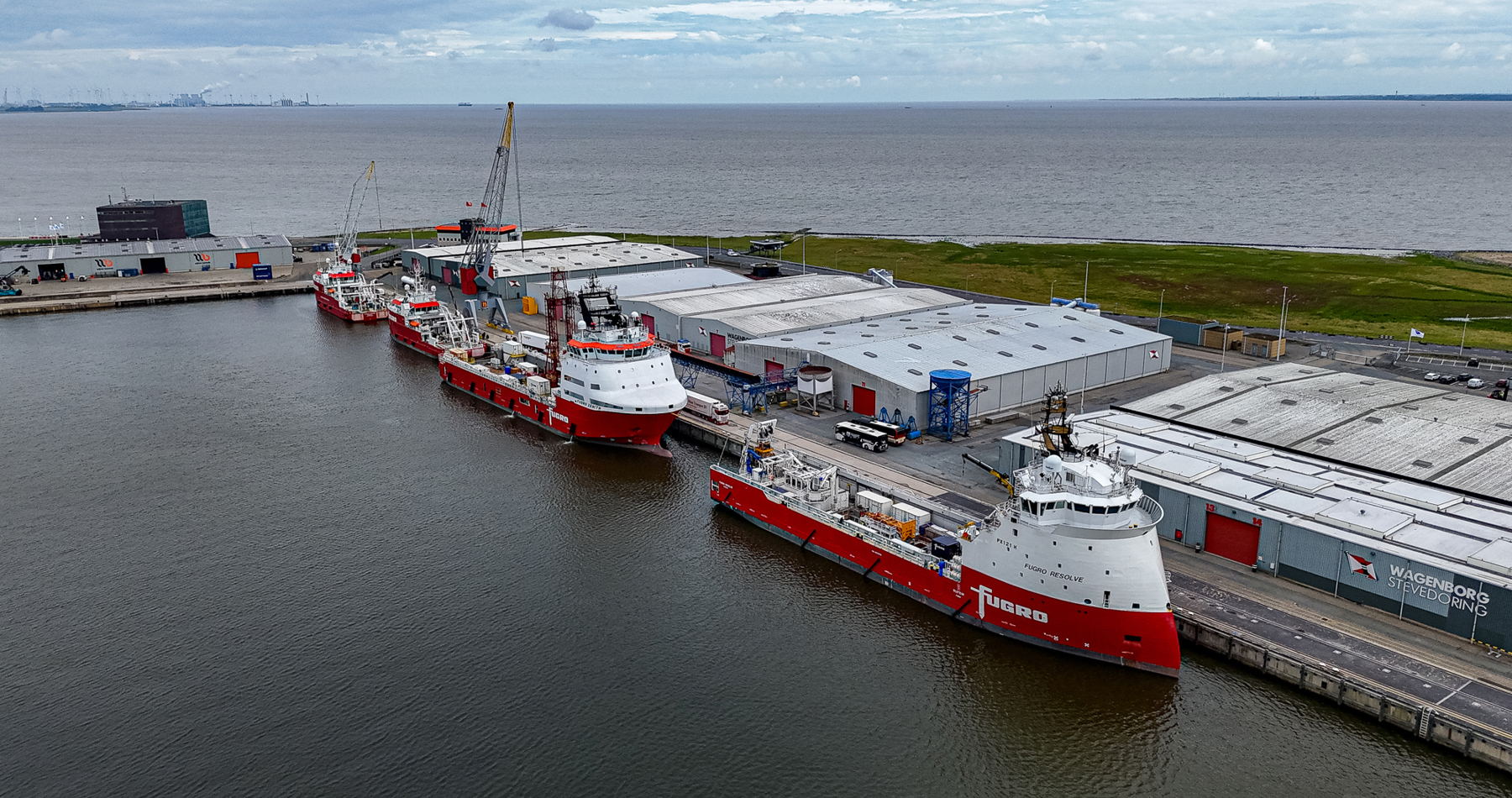 Wagenborg facilitates Fugro vessel operations through port services in Delfzijl