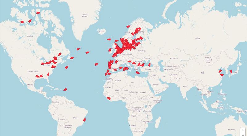 Looking for actual ship positions?