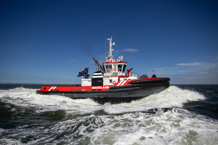 Arrival at Eemshaven! Tug WATERLAND Joins the Fleet