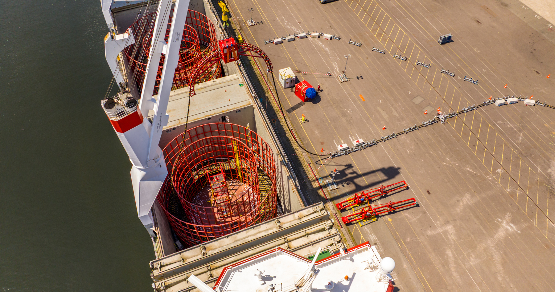 Successful Subsea Cable Shipment from Greece to the Netherlands by Wagenborg's Nassauborg